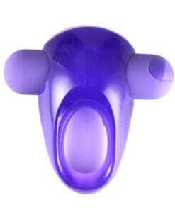 Casey Vibrating Erection Enhancer Ring Purple