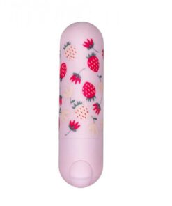 Bari Super Charged Mini Bullet W/ Strawberry Pattern