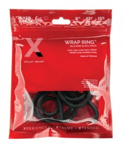 Xplay 3 Pk Silicone Slim Wrap Ring (9 12 15)
