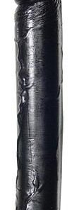 Cock with Suction Cup Black 10"