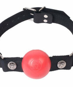 Nickel Free Silicone Ball Gag Large - Red