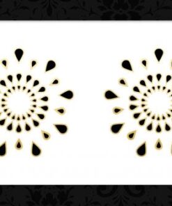 Nipple Pasties Black Gold