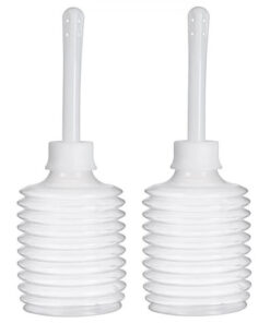 Cloud 9 Fresh + Portable Anal Enema Douche 3.3oz EZ Squeeze Bulb 2 Pack