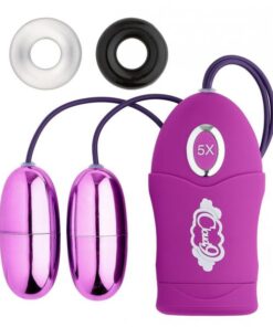 Cloud 9 Dual Vibrating Pleasure Bullet Turbo Speed Purple