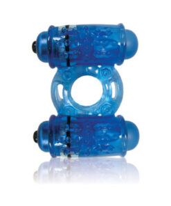 O Wow Double Wammy Blue Vibrating Ring