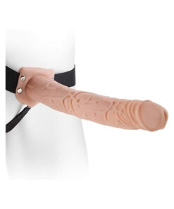 Fetish Fantasy 10 inches Hollow Strap On Beige