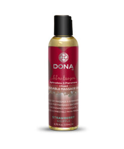 Dona Kissable Massage Oil Strawberry Souffl 3.75 oz