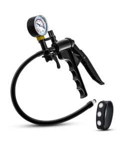 Performance - Gauge Pump Pistol With Silicone Tubing & Silicone Cock Strap - Black